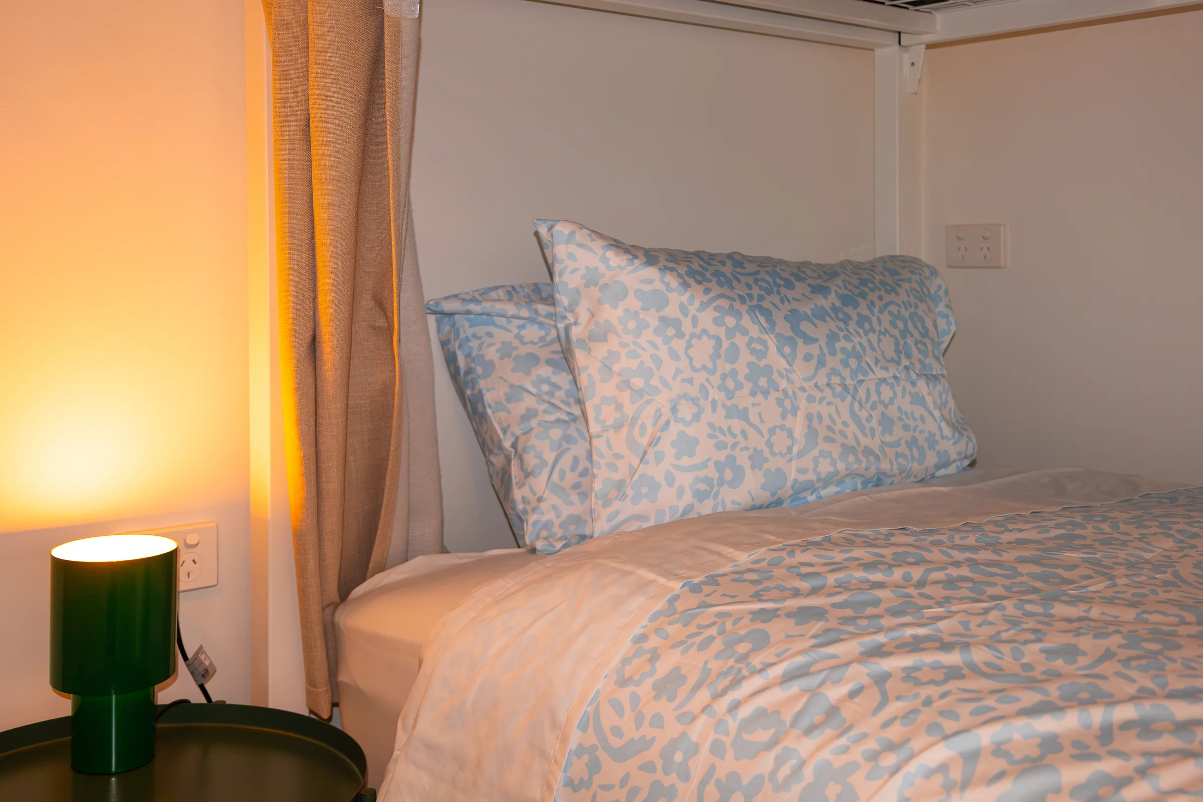 Power Socket by Every Bed